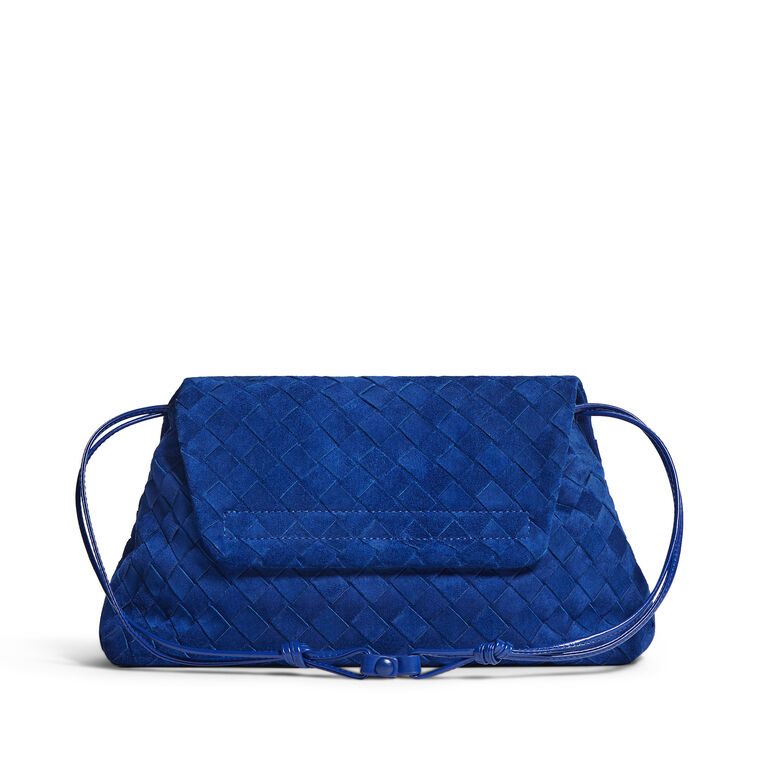 Giorno Intrecciato Suede Pouch image number null