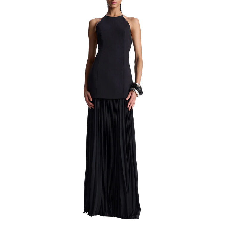 Lana Pleated Maxi Dress image number null