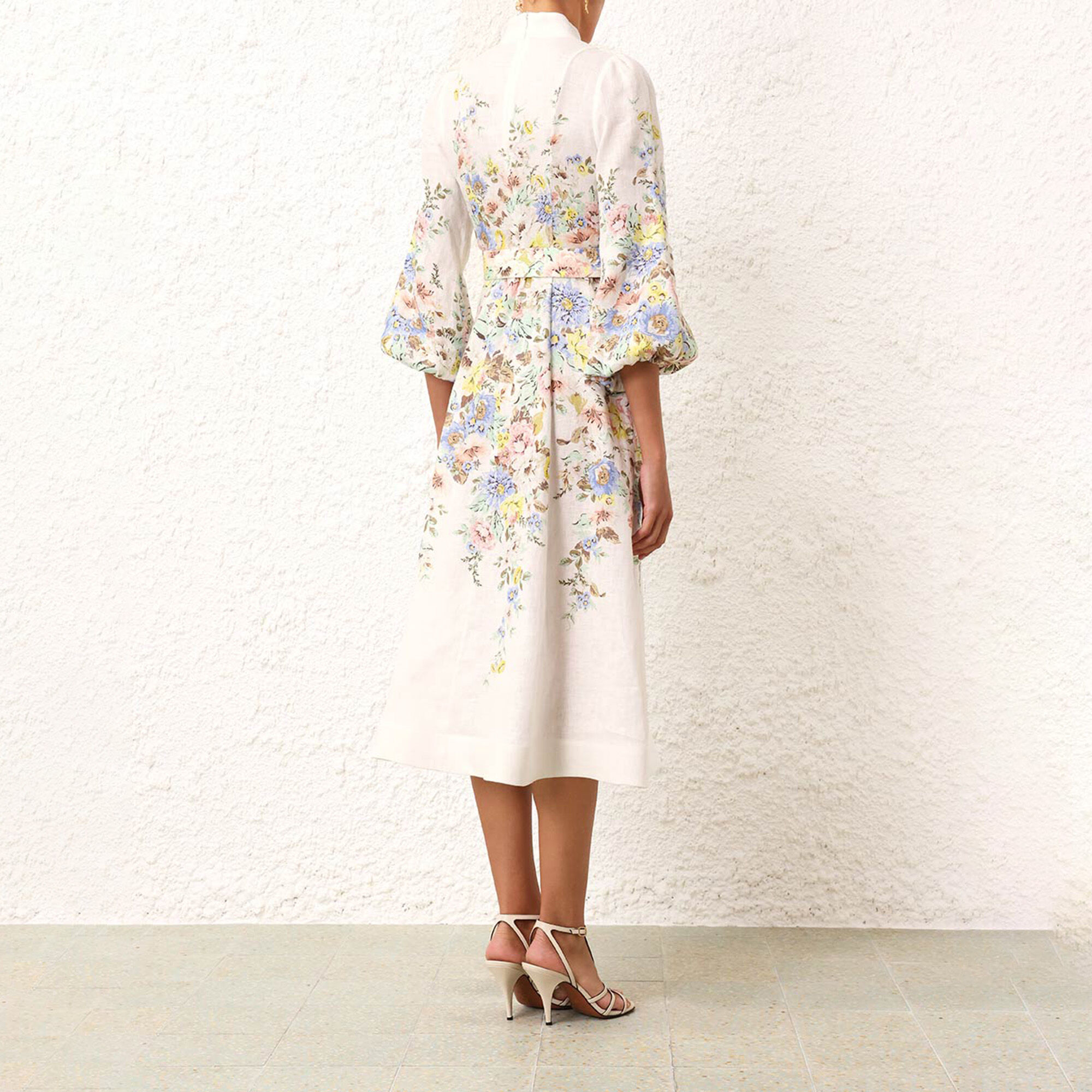 【Zimmermann】マッチメイカー ミディ シャツドレス Zimmermann】MATCHMAKER SHIRT DRESS シャツ ミディドレス