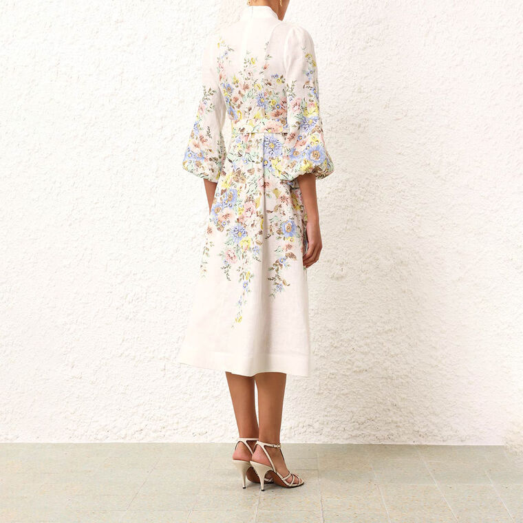 Matchmaker Buttoned Midi Dress image number null