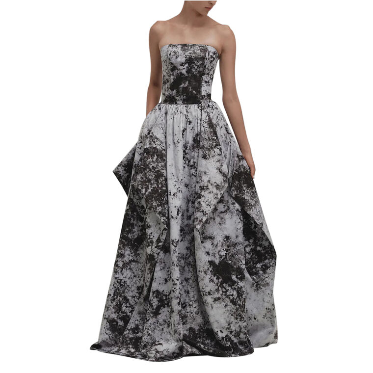Sensacion Strapless Bustier Crop Top image number null