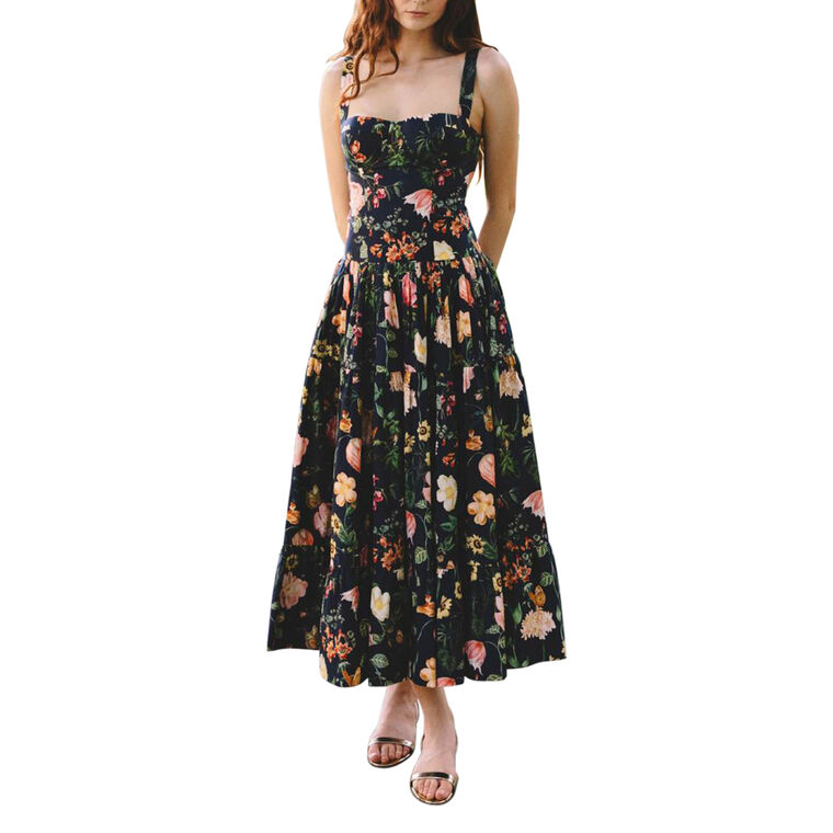 Cara Cara Santiago Sleeveless Tiered Midi Dress | Tootsies