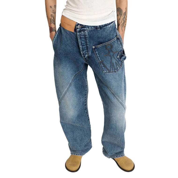 Twisted Workwear Jeans image number null