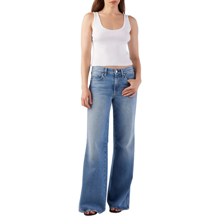 Faith Mid Rise Flare Jean image number null