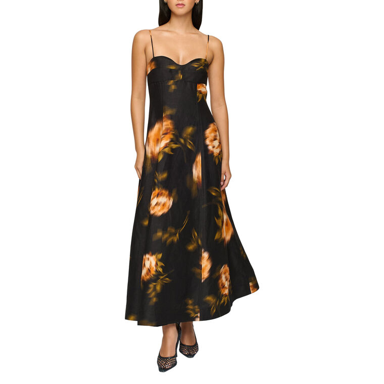 Magdelena Sleeveless Curved Bustier Dress image number null