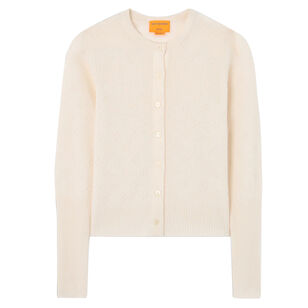 Compass Jane Long Sleeve Popcorn Stitch Cashmere Cardigan