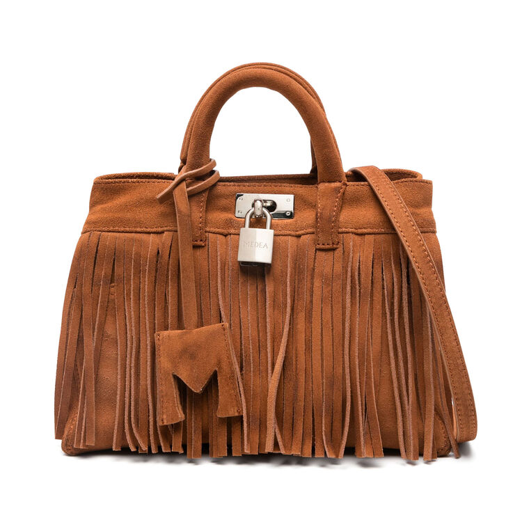 Mini Nina Fringe Suede Bag image number null