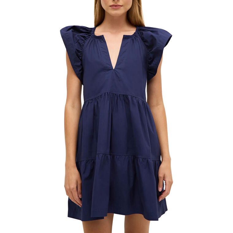 Kara V-Neck Mini Dress image number null
