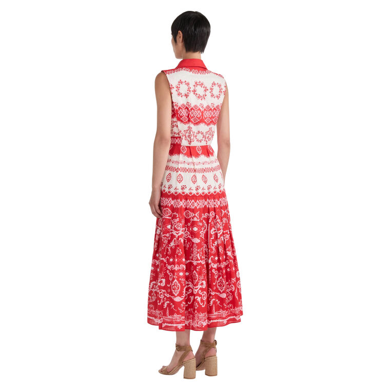 Nya Sleeveless Midi Shirt Dress image number null