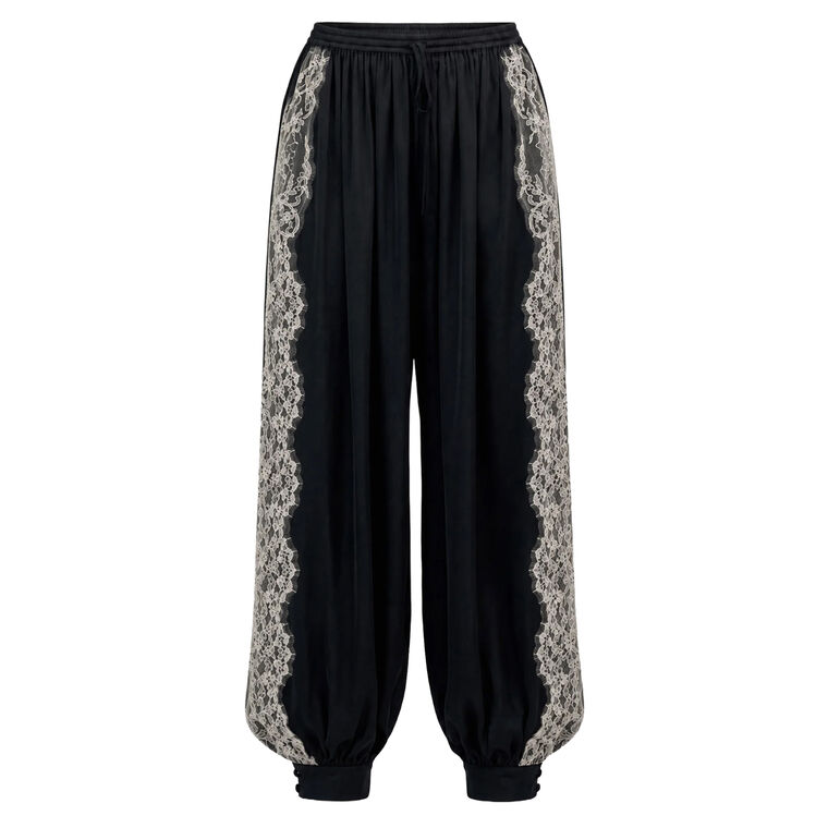Esme Satin Verne Wide-Leg Pull-On Pant image number null