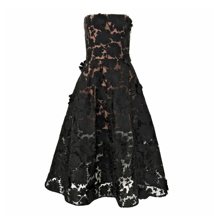 Florence Strapless Midi Dress image number null