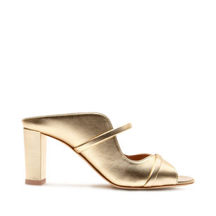 Norah 70mm Metallic Block Heel Sandal