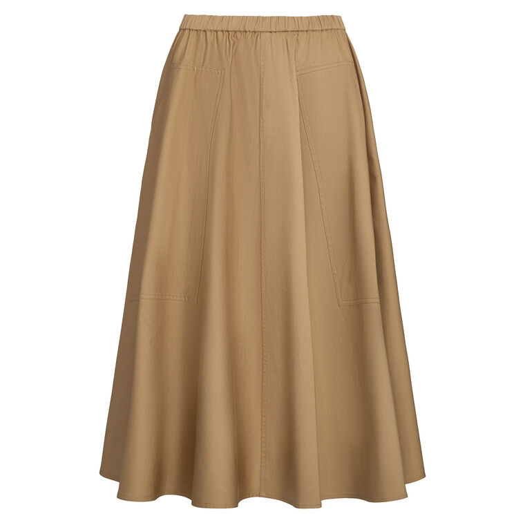Pocket Full Midi Skirt image number null