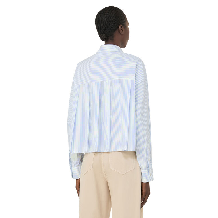 Deden Long Sleeve Cotton Poplin Shirt image number null