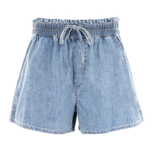 Wilder Drawstring Denim Shorts