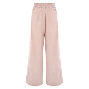 Baxter Side Button Wide-Leg Pull-On Pants