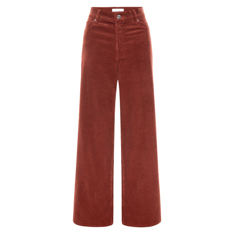 Le Slim Palazzo Corduroy Pant image number null