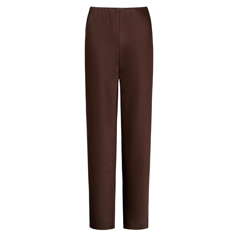 Colette High-Rise Fluid Satin Bias Pant image number null
