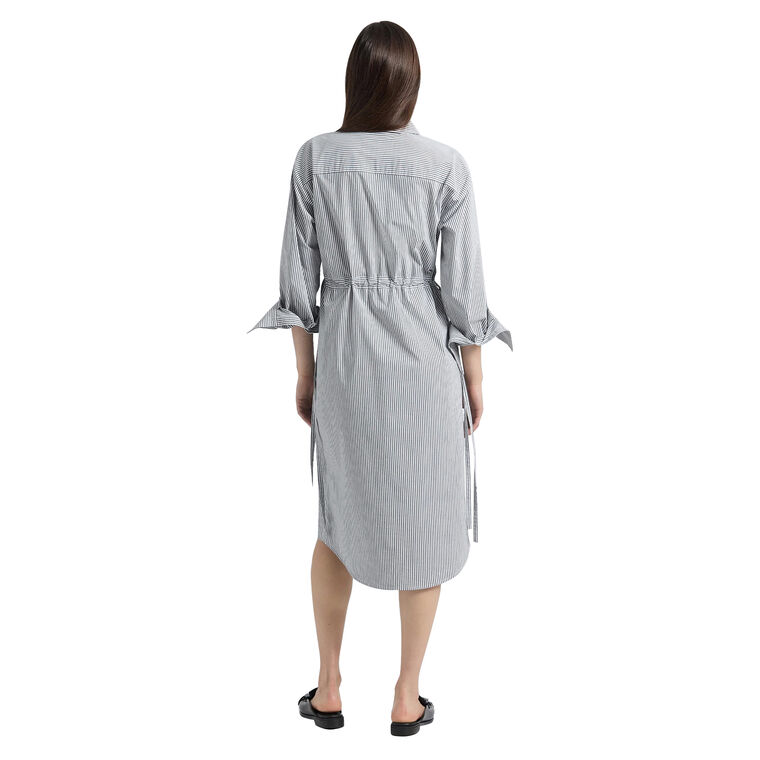 Annalisa Striped Shirt Dress image number null