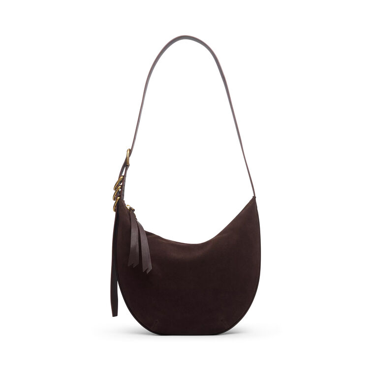 Mercer Medium Suede Shoulder Bag image number null