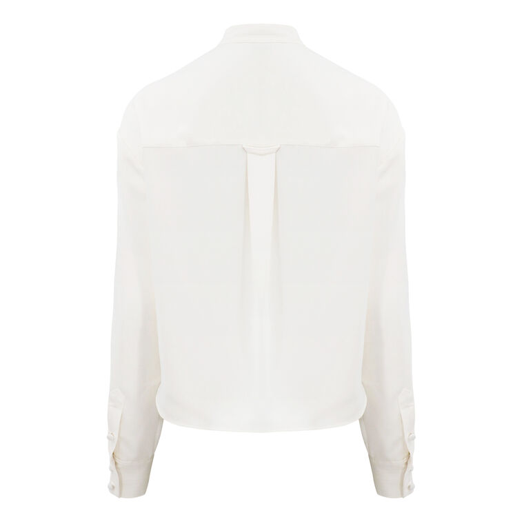 Dean Split Neck Long Sleeve Top image number null