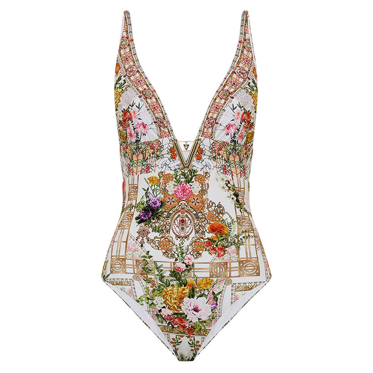 High Tri One Piece With Front Trim image number null