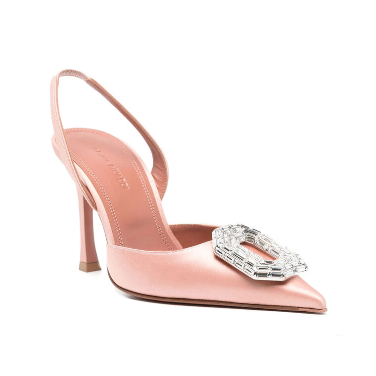 Camelia 90mm Satin Slingback Pump image number null