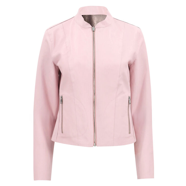 Chapin Reversible Leather Bomber Jacket image number null