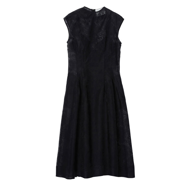 Floral Organza Midi Dress image number null