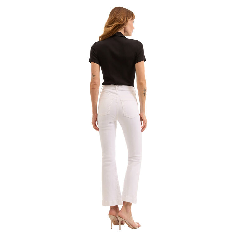 Carson High Rise Ankle Flare Jean image number null
