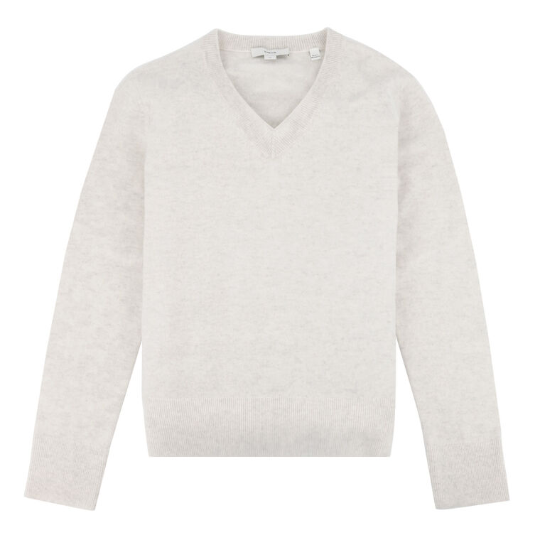 Casual Cashmere V-Neck Sweater image number null