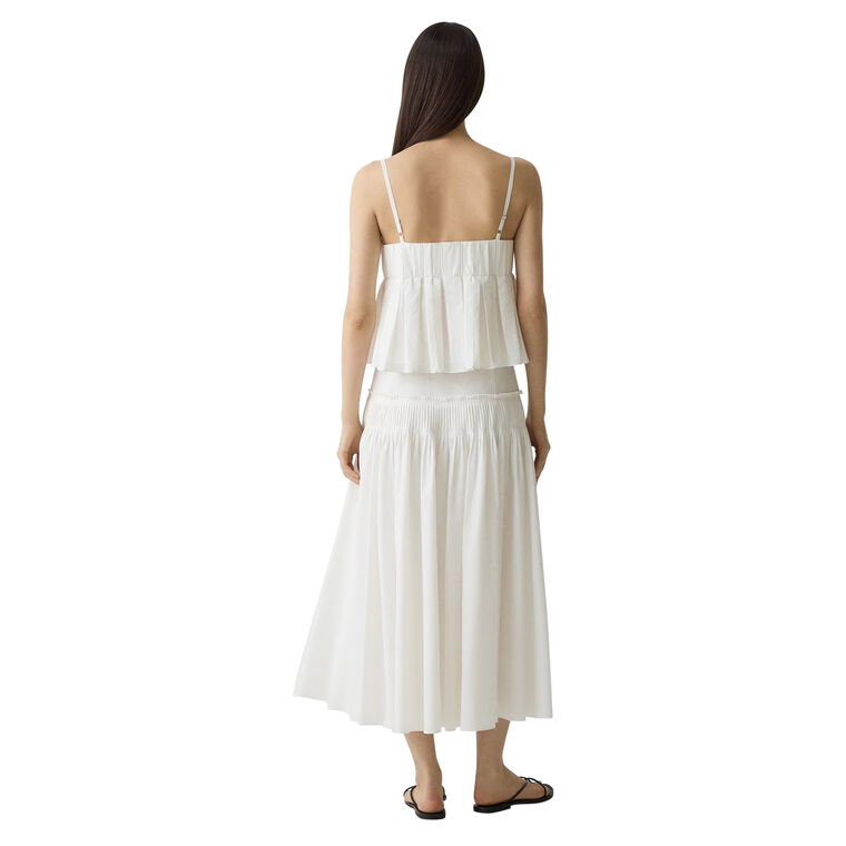 Accordian Yoke Maxi Skirt image number null