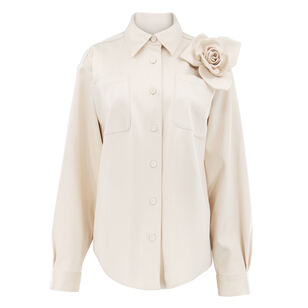 Anders Long Sleeve Shirt With 3D Flower Detail