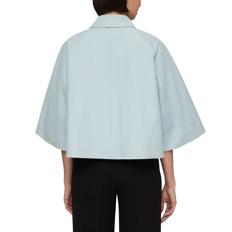 Elbow Sleeve Techno Stretch Twill Cropped Jacket image number null