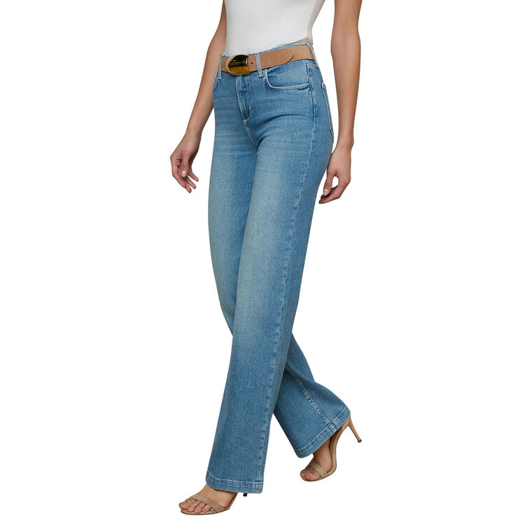 Clayton High Rise Wide-Leg Jean image number null