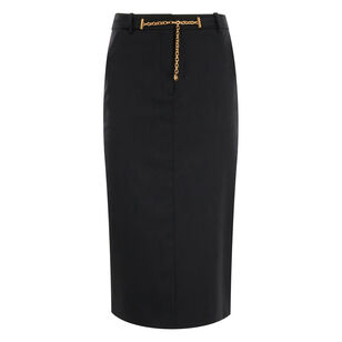 Hoffman Belted Midi Pencil Skirt