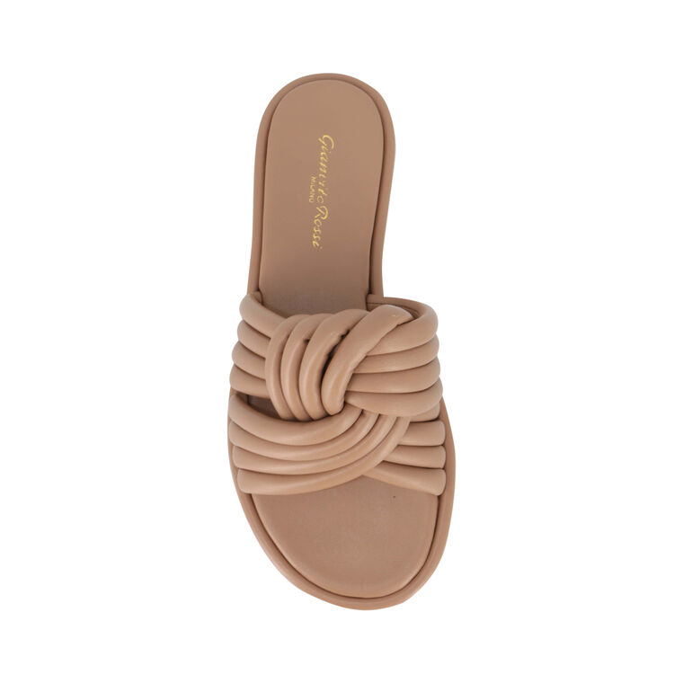 Ottavia Woven Leather Flat Sandal image number null