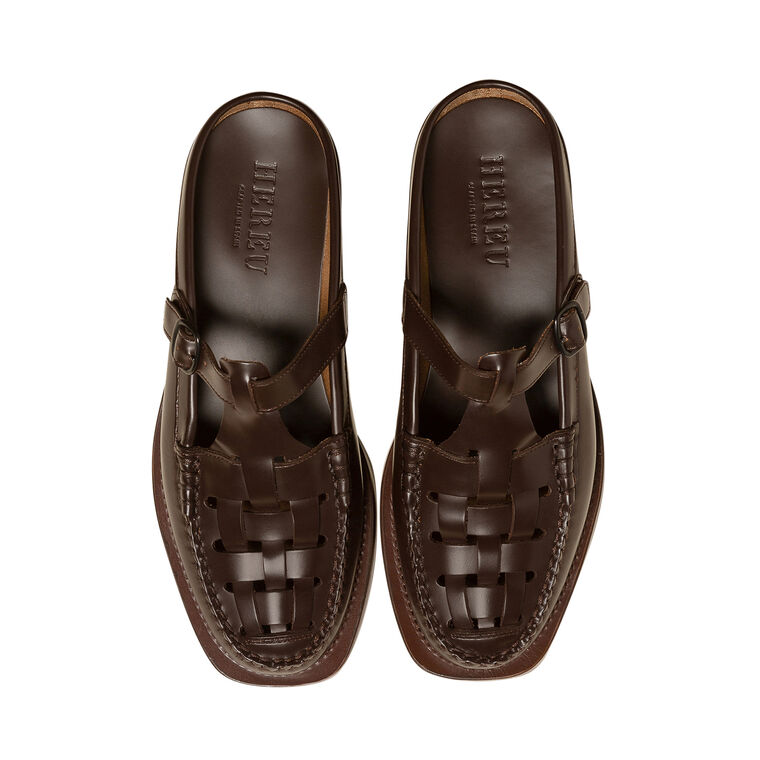Bonell Woven T-Bar Mule Loafer image number null