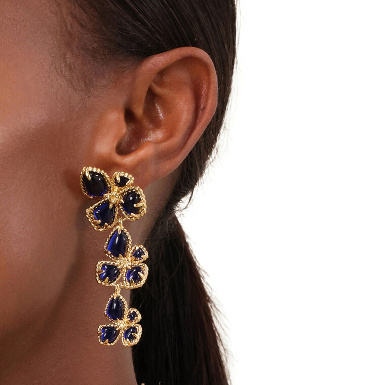 Bloom Large Dangle Earrings image number null