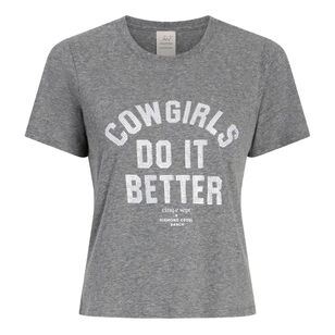 Heatset Cowgirls Do It Better Shrunken Tee