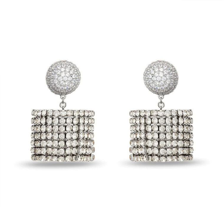 Pave Chandelier Earrings image number null