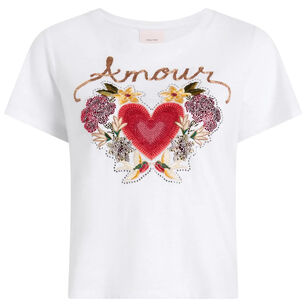 Western Amour Short Sleeve Shrunken Tee