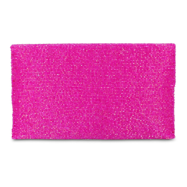 Fully Beaded Envelope Clutch image number null