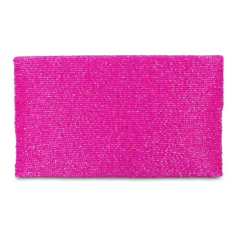Fully Beaded Envelope Clutch image number null