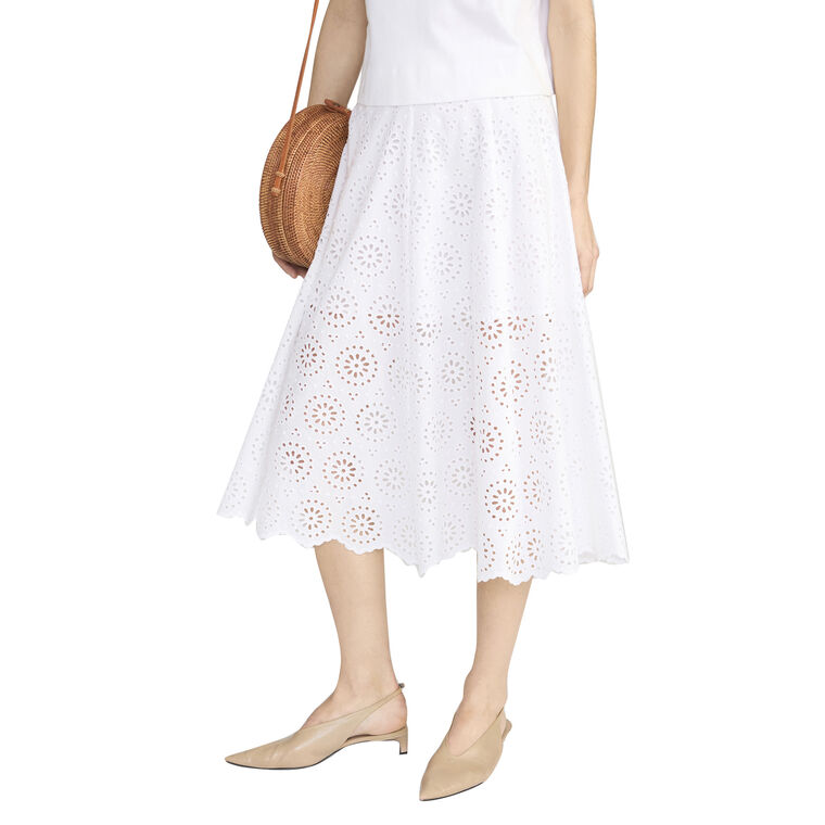 The Solstice Eyelet Skirt image number null