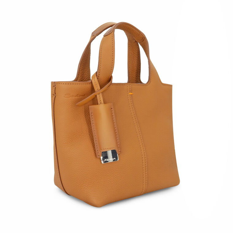 Mini Chaplier Logo Embossed Tote Bag image number null