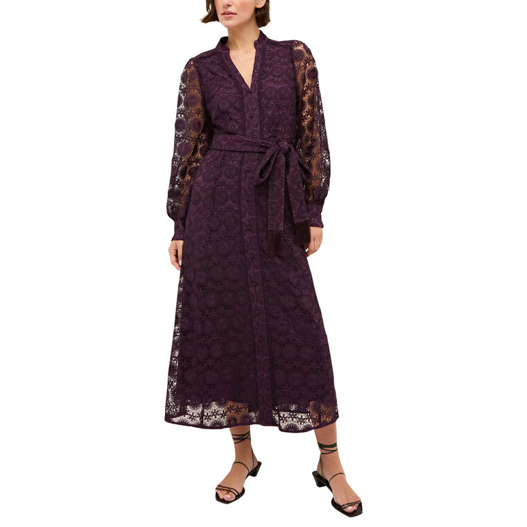 Priscilla Long Sleeve Midi Dress image number null