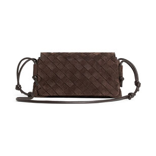 Notturno Suede Crossbody Bag