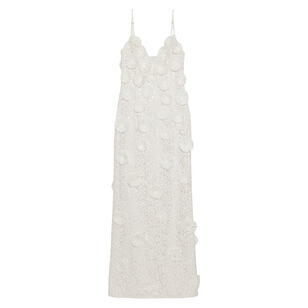 Maven Floral Raffia Gown