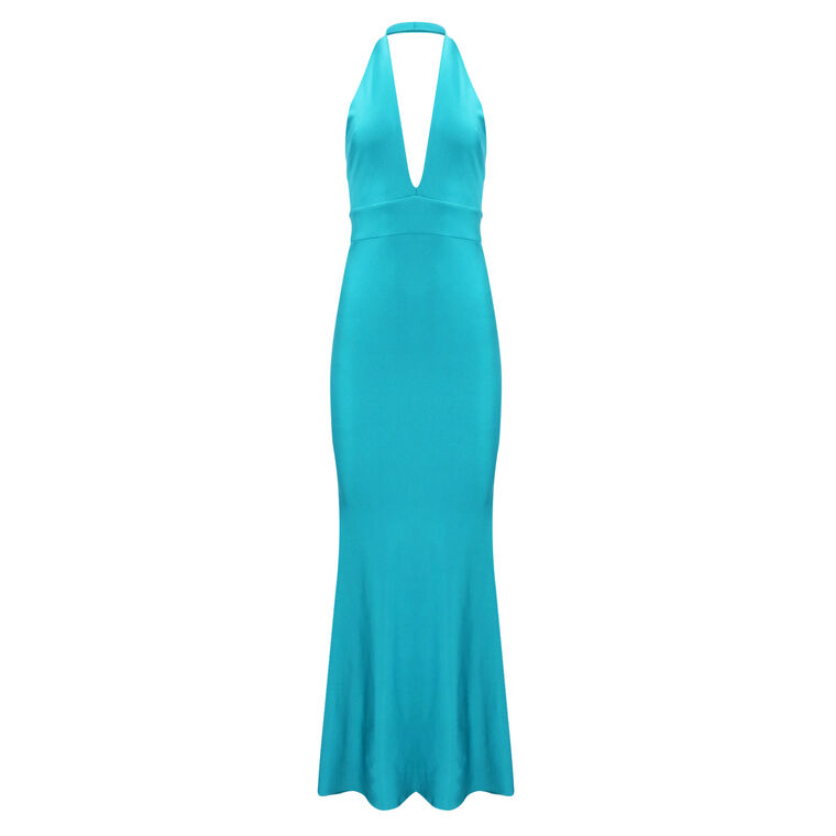 Mermaid Halter Gown image number null
